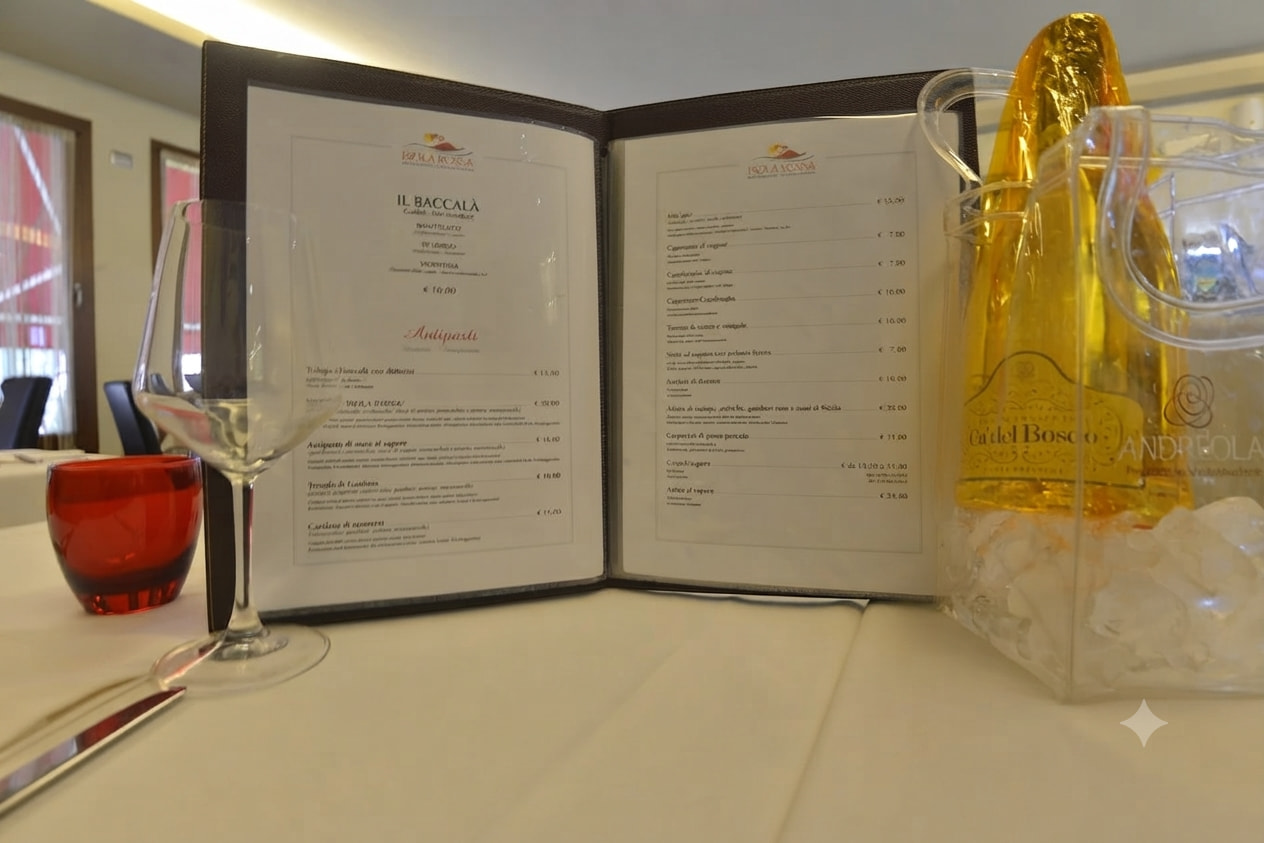 Sala interna del Ristorante Isola Rossa a Borbiago di Mira